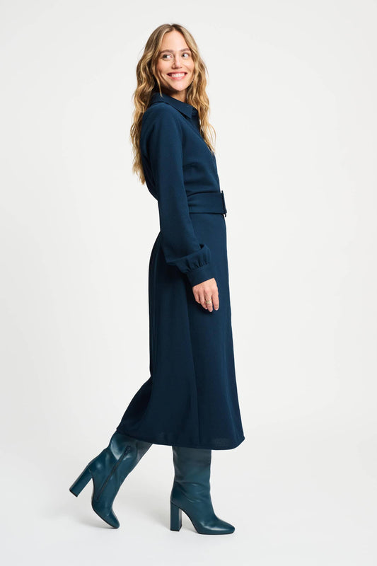 POM Amsterdam Dresses DRESS - Demi Eternal Blue