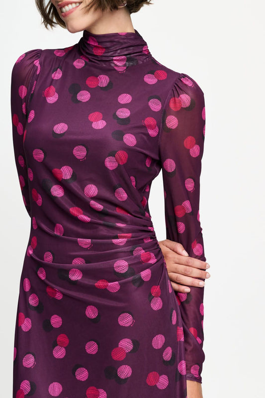 POM Amsterdam Dresses JURK - Amber Disco Dots