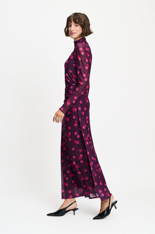 POM Amsterdam Dresses JURK - Amber Disco Dots