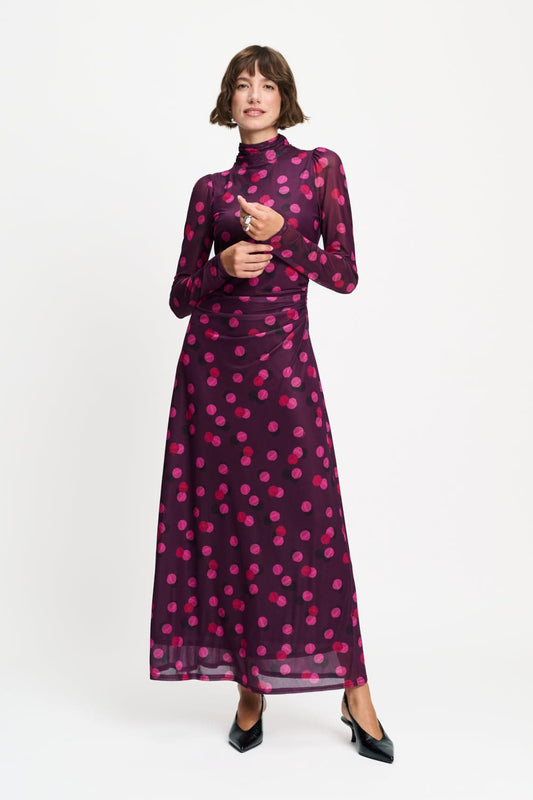 POM Amsterdam Dresses JURK - Amber Disco Dots