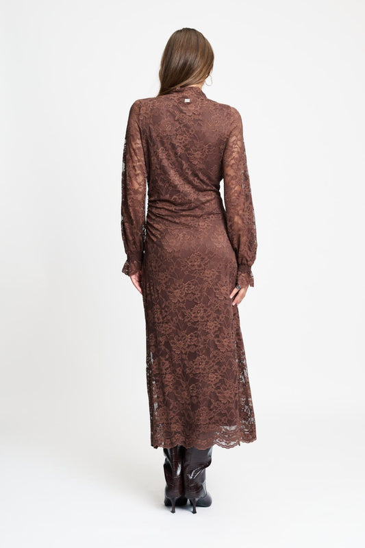 POM Amsterdam Dresses JURK - Anna Chocolate Brown