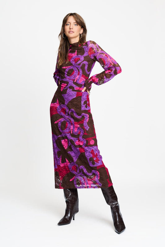 POM Amsterdam Dresses JURK - Anna Colourful Bows