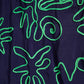 POM Amsterdam Dresses JURK - Beach Vibes Tape Night Blue