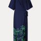 POM Amsterdam Dresses JURK - Beach Vibes Tape Night Blue