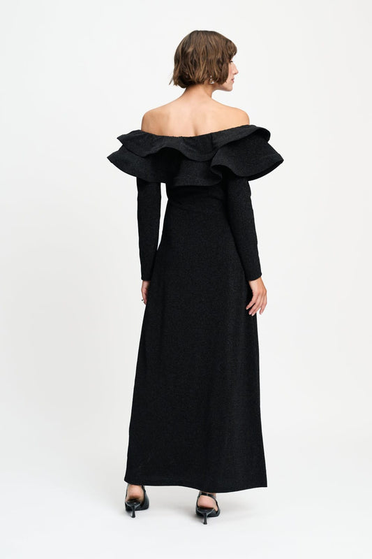 POM Amsterdam Dresses JURK - Bibi Shimmer Black