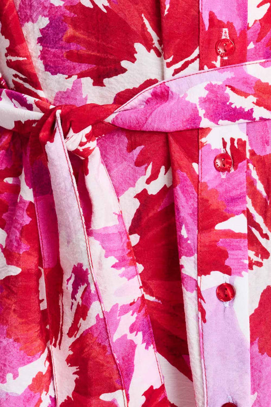 POM Amsterdam Dresses JURK - Bubble Bloom Lavender