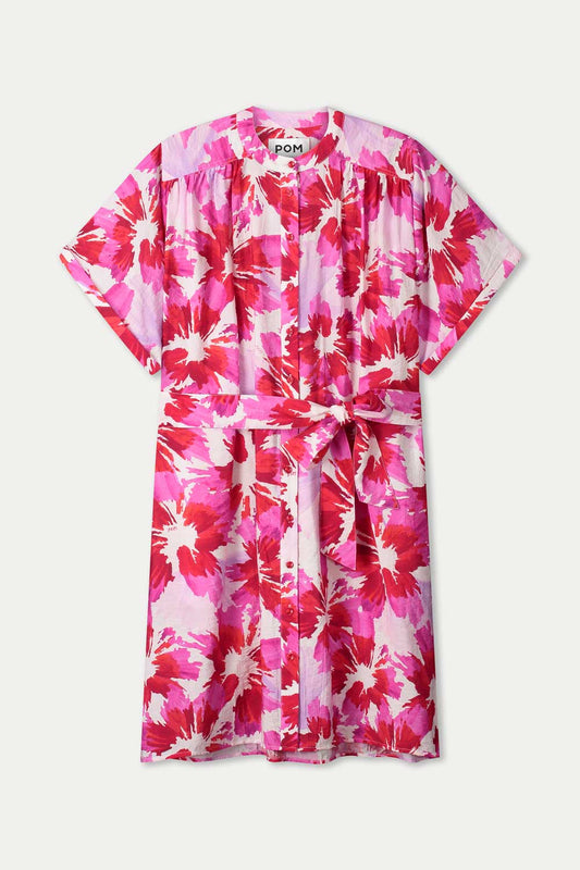 POM Amsterdam Dresses JURK - Bubble Bloom Lavender