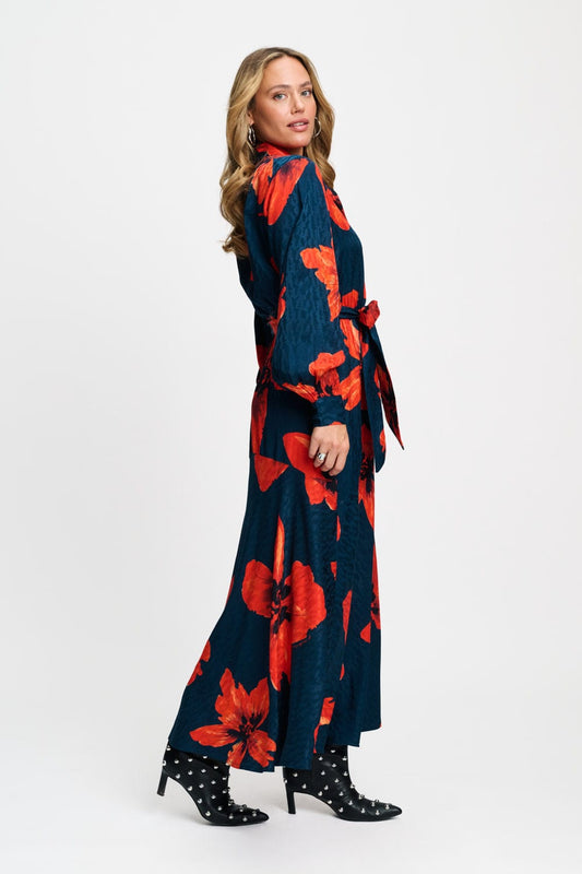 POM Amsterdam Dresses JURK - Cato Bloom Rouge