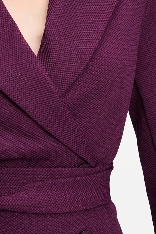 POM Amsterdam Dresses JURK - Dani Dark Plum