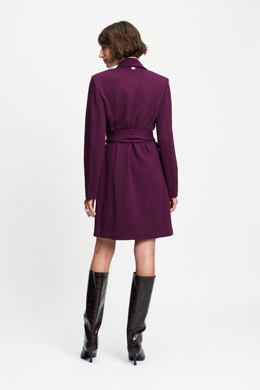 POM Amsterdam Dresses JURK - Dani Dark Plum