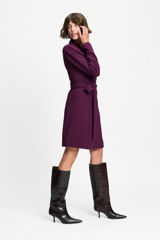 POM Amsterdam Dresses JURK - Dani Dark Plum