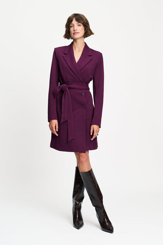 POM Amsterdam Dresses JURK - Dani Dark Plum