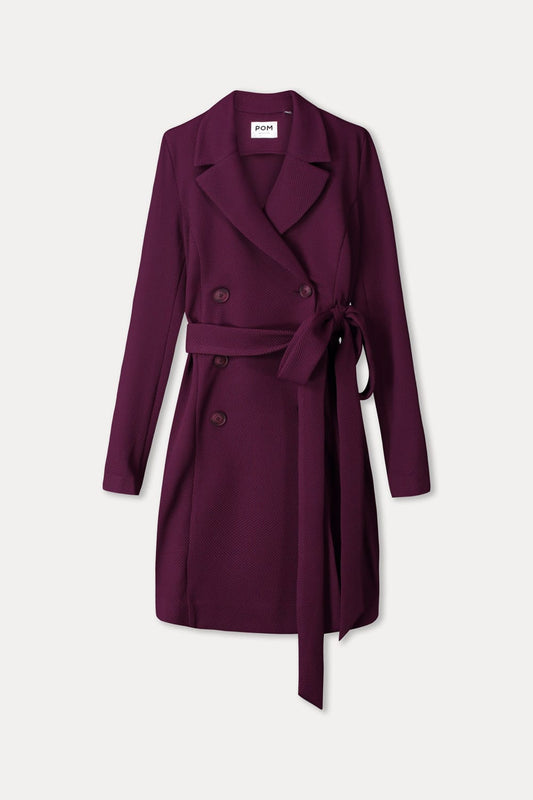 POM Amsterdam Dresses JURK - Dani Dark Plum