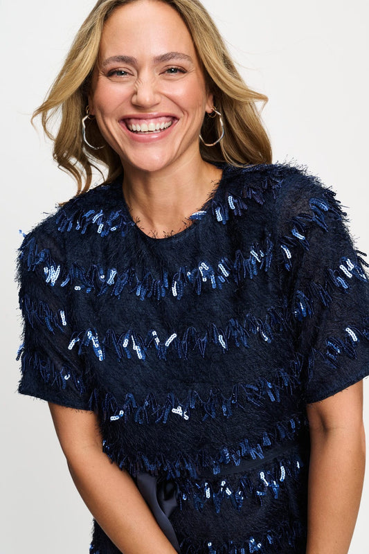 POM Amsterdam Dresses JURK - Inez Eternal Blue