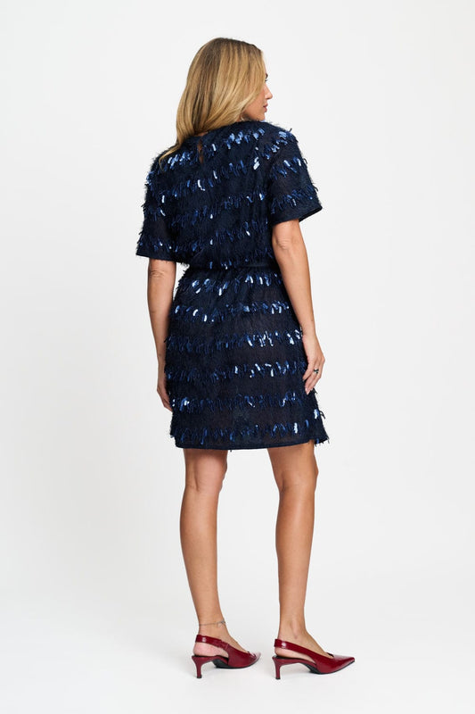 POM Amsterdam Dresses JURK - Inez Eternal Blue