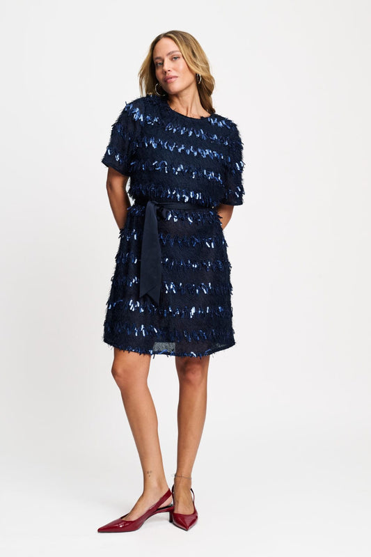POM Amsterdam Dresses JURK - Inez Eternal Blue