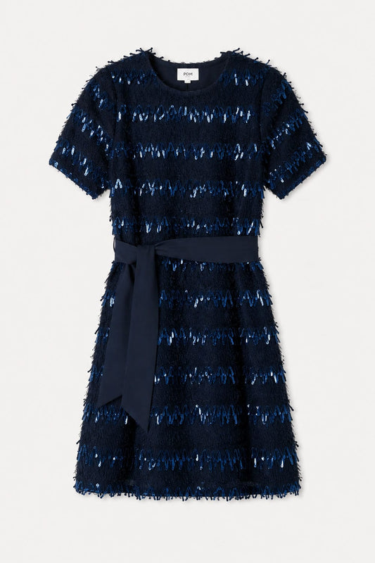 POM Amsterdam Dresses JURK - Inez Eternal Blue