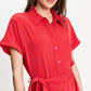 POM Amsterdam Dresses JURK - Luna Bloom Red