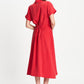 POM Amsterdam Dresses JURK - Luna Bloom Red