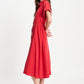 POM Amsterdam Dresses JURK - Luna Bloom Red