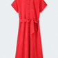 POM Amsterdam Dresses JURK - Luna Bloom Red