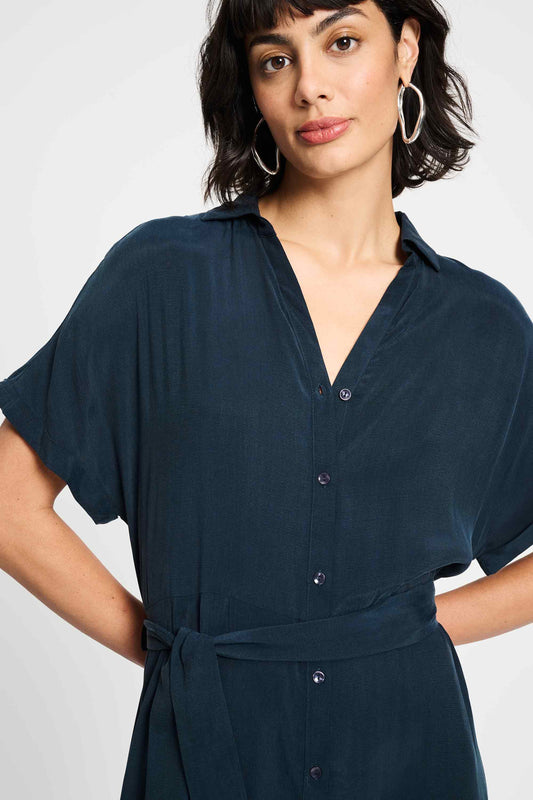 POM Amsterdam Dresses JURK - Lynn Dark Navy