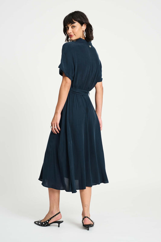 POM Amsterdam Dresses JURK - Lynn Dark Navy