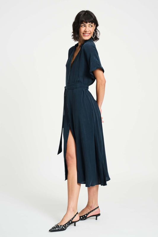 POM Amsterdam Dresses JURK - Lynn Dark Navy