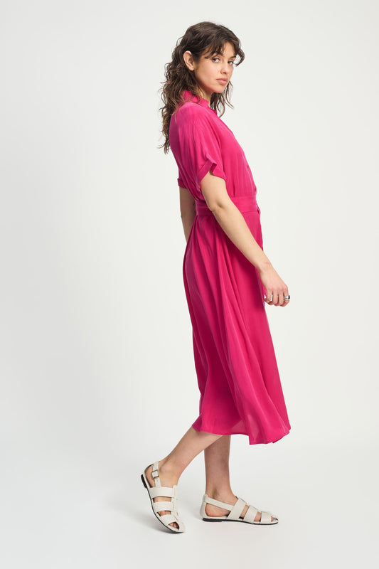 POM Amsterdam Dresses JURK  - Lynn Fuchsia