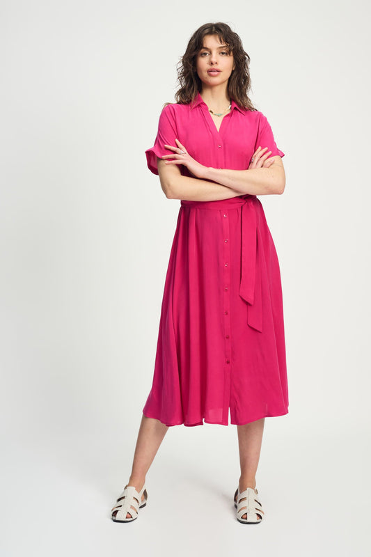 POM Amsterdam Dresses JURK  - Lynn Fuchsia
