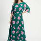POM Amsterdam Dresses JURK - Meadow Flowers Green