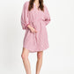 POM Amsterdam Dresses JURK - Seersucker Red White