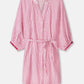 POM Amsterdam Dresses JURK - Seersucker Red White