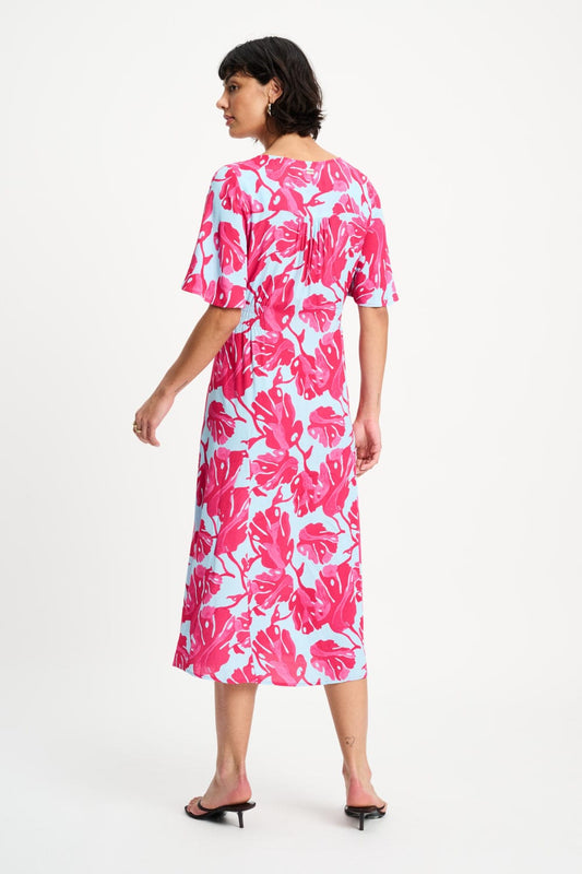 POM Amsterdam Dresses JURK - Urban Flora Blue