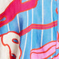 POM Amsterdam Dresses JURK - Urban Flora Stripe Linen