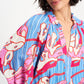 POM Amsterdam Dresses JURK - Urban Flora Stripe Linen