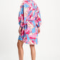 POM Amsterdam Dresses JURK - Urban Flora Stripe Linen