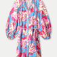 POM Amsterdam Dresses JURK - Urban Flora Stripe Linen