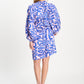 POM Amsterdam Dresses JURK - Waves Pink Linen