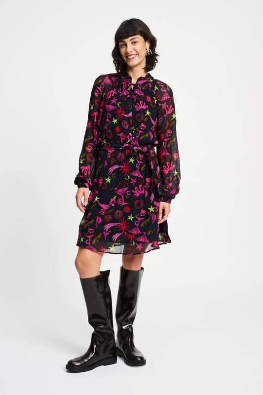 POM Amsterdam Dresses Multi colour / 34 JURK - Party Delight