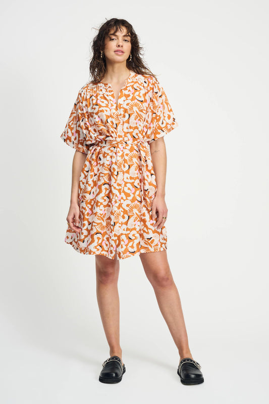 POM Amsterdam Dresses Orange / 34 JURK - Adventure
