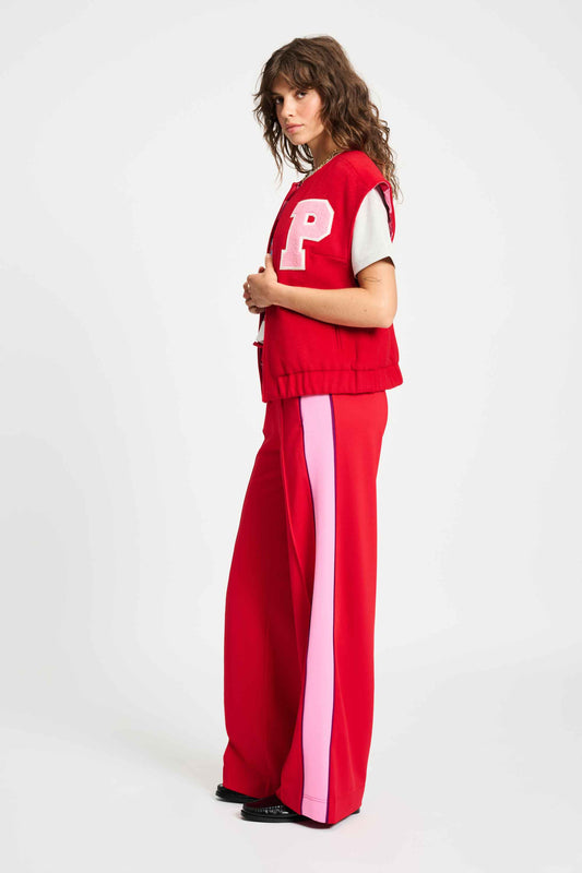 POM Amsterdam Gilets GILET - Baseball Chili Red