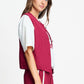 POM Amsterdam Gilets GILET - Gaya Burgundy Red