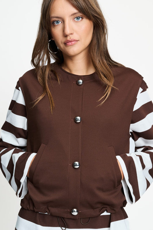 POM Amsterdam Gilets GILET - Gaya Chocolate Brown