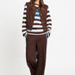 POM Amsterdam Gilets GILET - Gaya Chocolate Brown