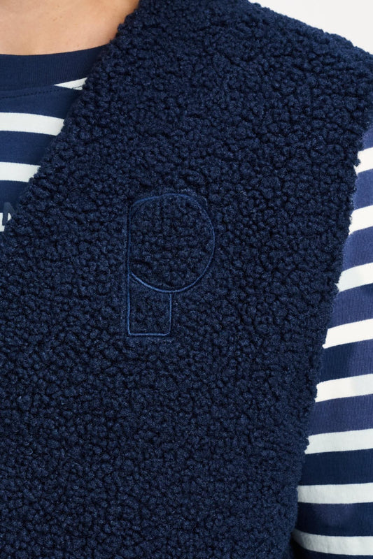 POM Amsterdam Gilets GILET - Gina Eternal Blue