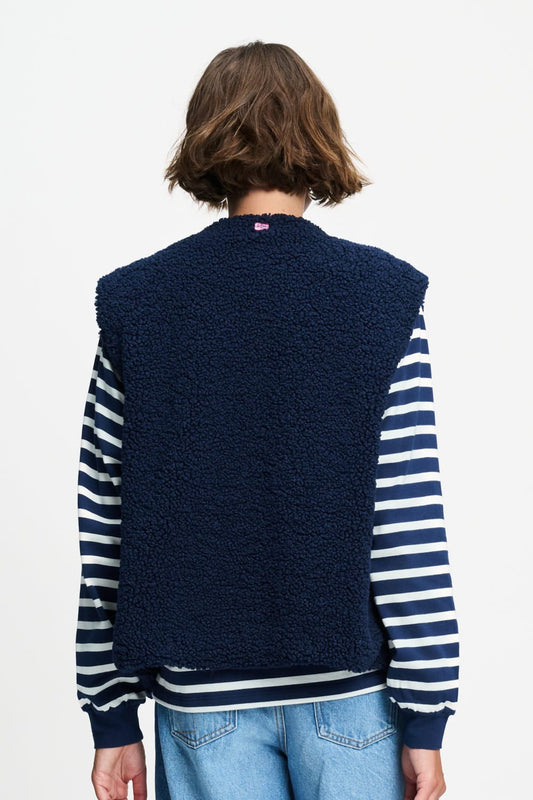 POM Amsterdam Gilets GILET - Gina Eternal Blue