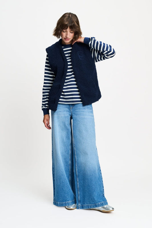 POM Amsterdam Gilets GILET - Gina Eternal Blue