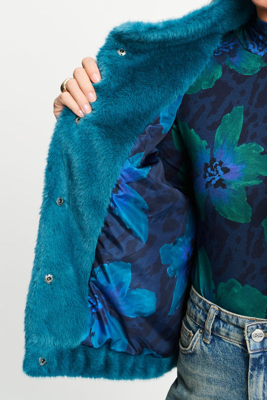 POM Amsterdam Gilets GILET - Ginny Teal Green