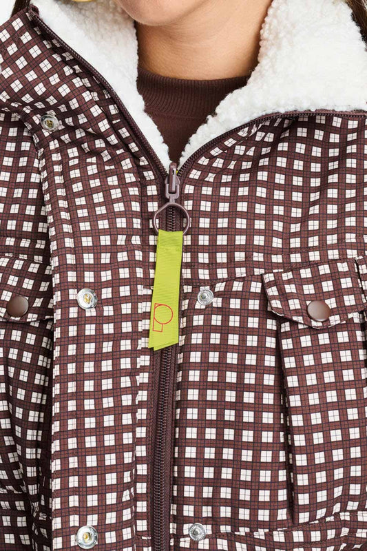 POM Amsterdam Gilets GILET - Glen Brown Check